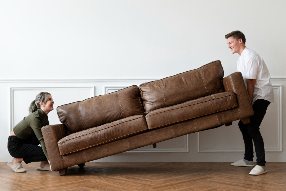 Moving oversized sofas and furniture